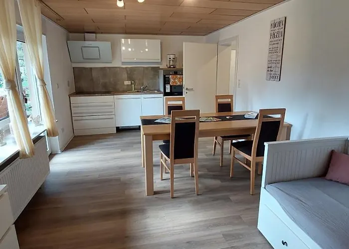 Tolle Untergeschoss-wohnung Fuer Bis Zu 5 Personen Mit Grossem Garten Und Terrasse アパート Mörlenbach
